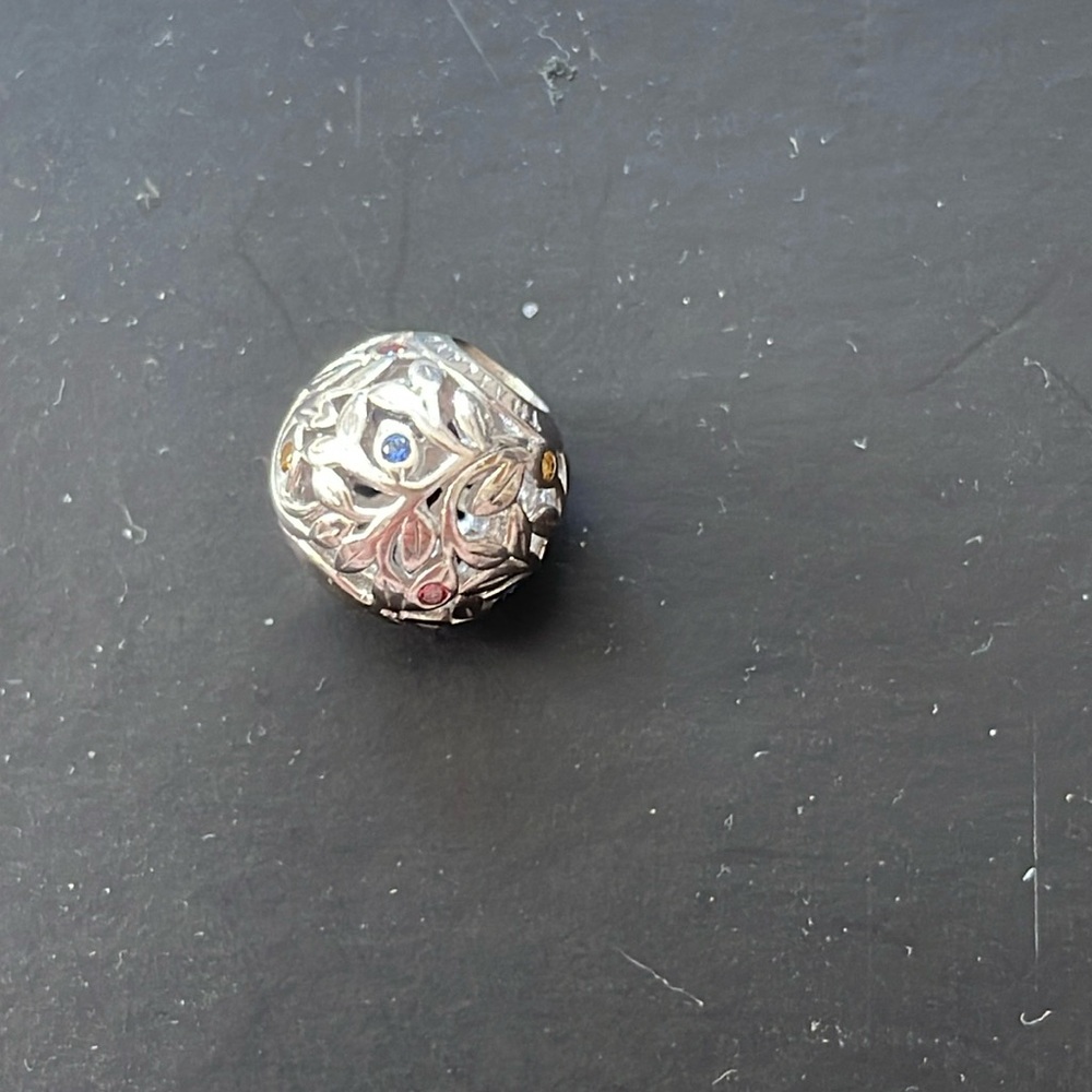 Charmed Memories Sterling Silver Vine Charm compatible with Pandora
